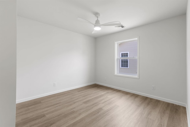 108 Sunray Beach Rd, Del Haven, NJ 08251 - empty room with wood finished floors and a ceiling fan