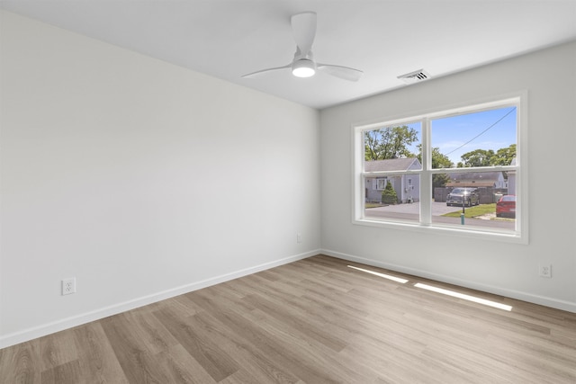108 Sunray Beach Rd, Del Haven, NJ 08251 - empty room with wood finished floors and ceiling fan