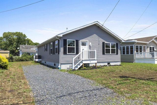 108 Sunray Beach Rd, Del Haven, NJ 08251 - manufactured / mobile home with crawl space and a front yard