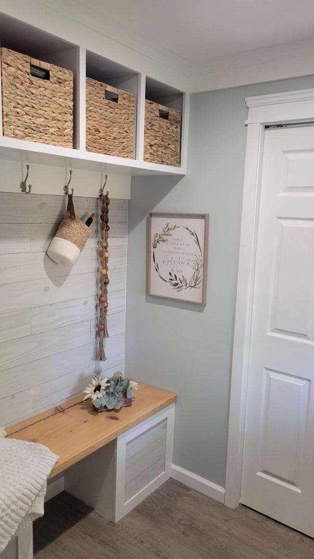 113 Heidi Ave, North Cape May, NJ 08204 - mudroom with dark wood finished floors and baseboards