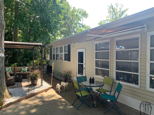 113 Heidi Ave, North Cape May, NJ 08204 - view of patio / terrace with an outdoor living space and outdoor dining area