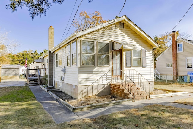 view of bungalow-style home