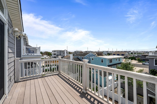 364 41st St E, Unit East, Avalon, NJ 08202 - wooden terrace featuring a residential view