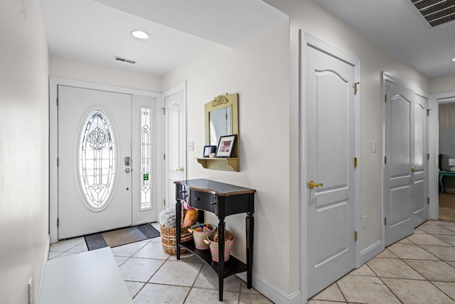 364 41st St E, Unit East, Avalon, NJ 08202 - entryway with light tile patterned floors and recessed lighting