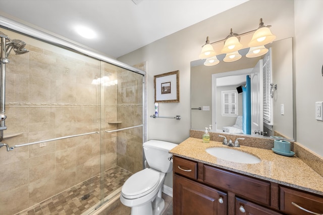 32 47th St E Unit, East Unit, Sea Isle City, NJ 08243 - full bathroom featuring vanity, a shower stall, and ensuite bath