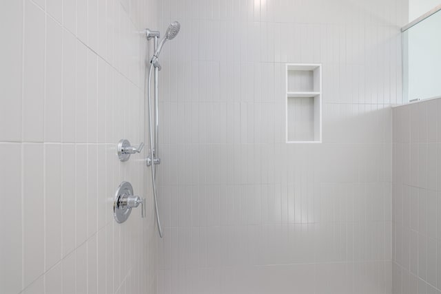 room details featuring tiled shower