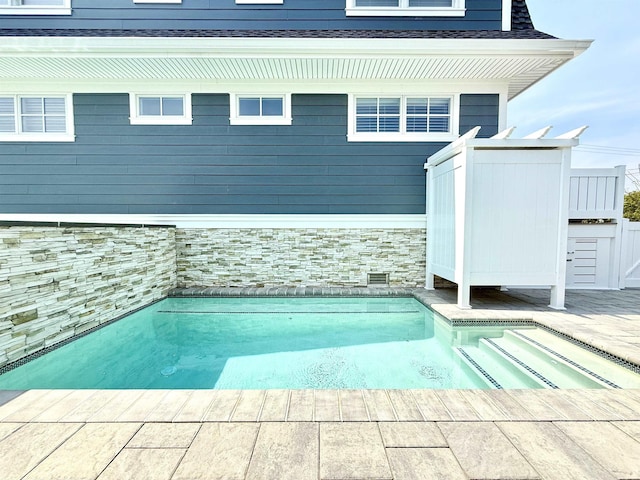 view of pool