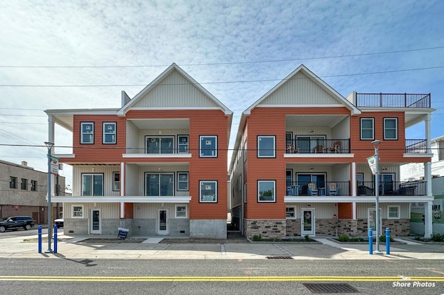 3130 Pacific Ave Unit 3130, Wildwood, NJ 08260 - view of front of house with stone siding
