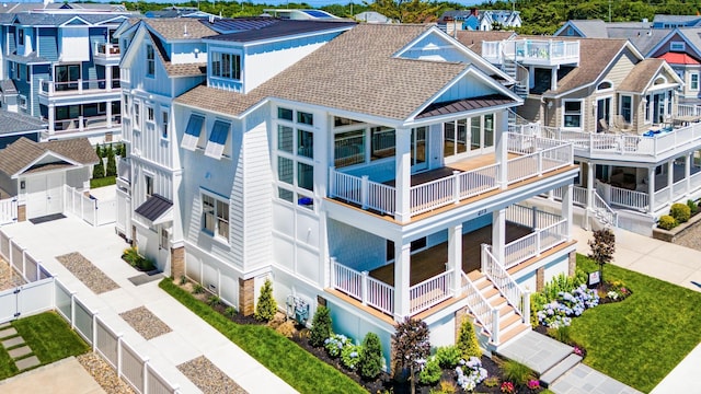 birds eye view of property featuring a residential view