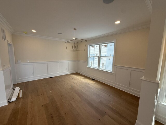 staircase with crown molding