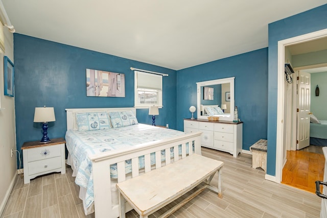 3817 Central Ave Unit 1St, Sea Isle City, NJ 08243 - bedroom with baseboards and wood tiled floors