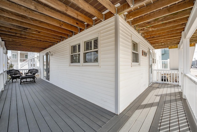 3817 Central Ave Unit 1St, Sea Isle City, NJ 08243 - view of wooden terrace