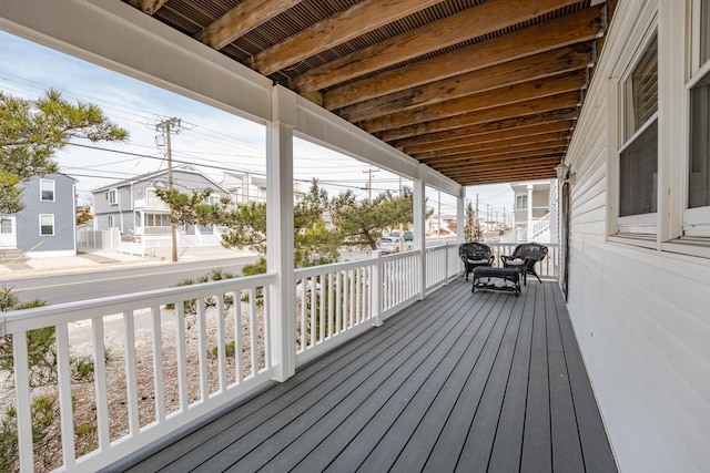 3817 Central Ave Unit 1St, Sea Isle City, NJ 08243 - view of wooden porch