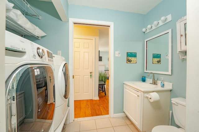 3817 Central Ave Unit 1St, Sea Isle City, NJ 08243 - washroom featuring washer and dryer and light tile patterned floors