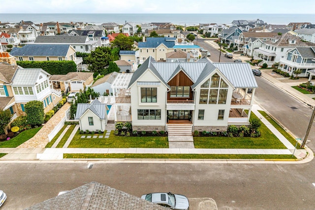 144 89th St, Stone Harbor, NJ 08247 - aerial view of residential area featuring a nearby body of water