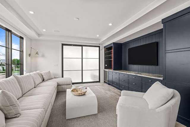 144 89th St, Stone Harbor, NJ 08247 - living room featuring recessed lighting