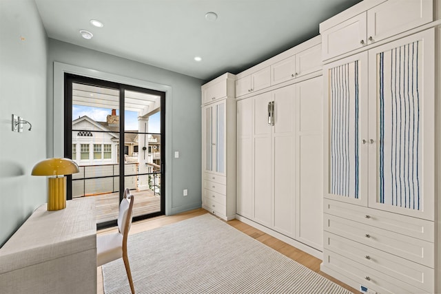 144 89th St, Stone Harbor, NJ 08247 - office featuring light wood-style flooring and recessed lighting