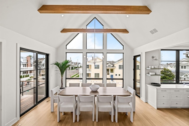144 89th St, Stone Harbor, NJ 08247 - dining room with light wood-style floors