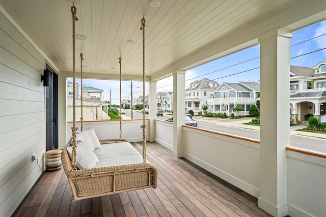 144 89th St, Stone Harbor, NJ 08247 - sunroom / solarium with a residential view