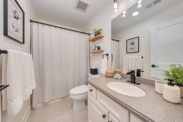 202 Osprey Dr Unit 202, Cape May Court House, NJ 08210 - bathroom with vanity, tile patterned floors, and shower / bathtub combination with curtain
