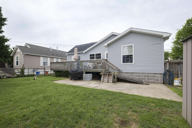 4 Rutledge Ave, Del Haven, NJ 08251 - rear view of property with a deck and a patio