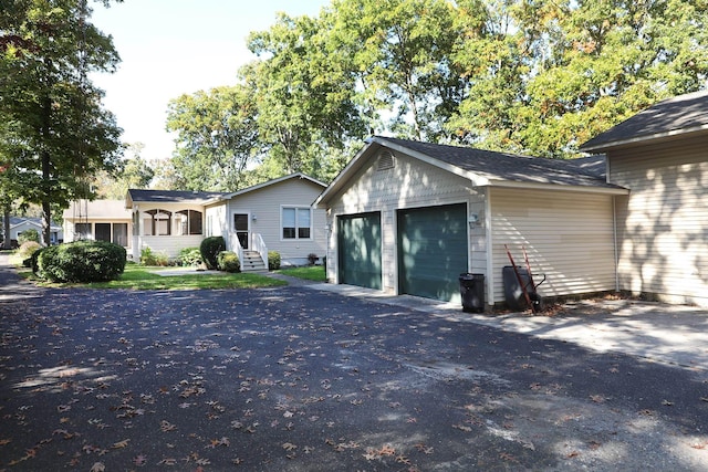 ranch-style house with a garage