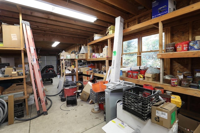 view of storage