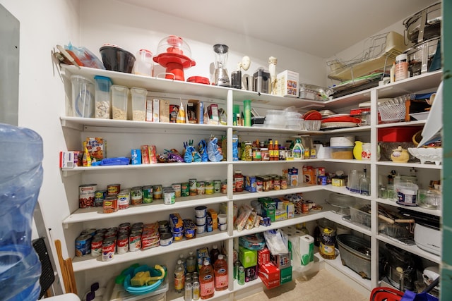 view of pantry