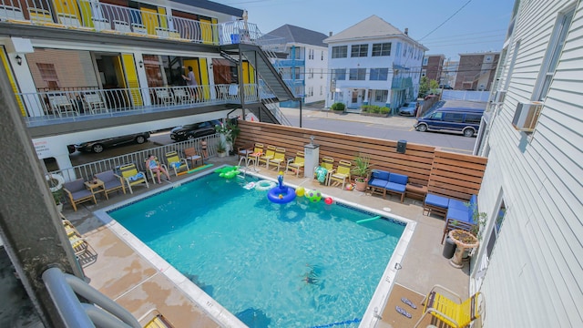 community pool featuring cooling unit