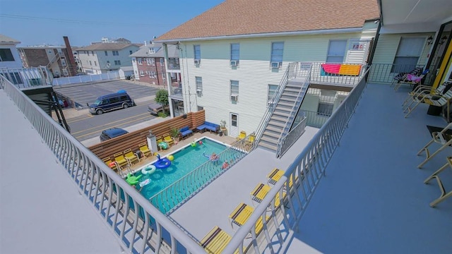 view of pool