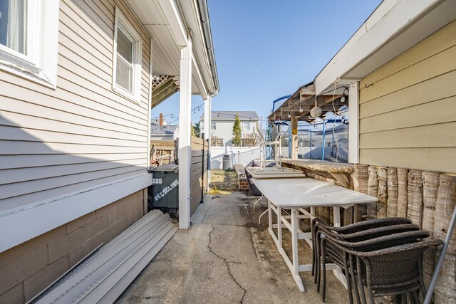 220 E 21st Ave, North Wildwood, NJ 08260 - view of patio / terrace featuring fence and a residential view