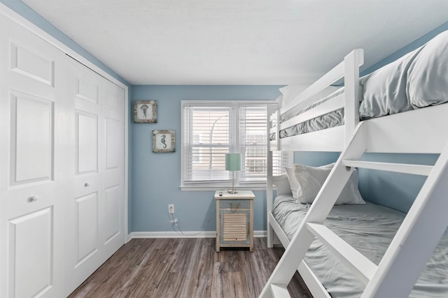 140 E Burk Ave Unit A, Wildwood, NJ 08260 - bedroom featuring wood finished floors and a closet