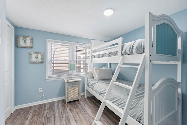 140 E Burk Ave Unit A, Wildwood, NJ 08260 - bedroom featuring wood finished floors and baseboards