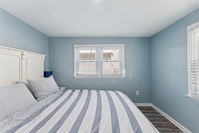 140 E Burk Ave Unit A, Wildwood, NJ 08260 - bedroom featuring dark wood finished floors and baseboards