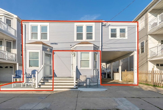 140 E Burk Ave Unit A, Wildwood, NJ 08260 - view of property featuring entry steps