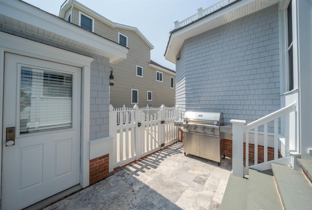 261 45th St, Avalon, NJ 08202 - view of patio / terrace featuring area for grilling and a gate