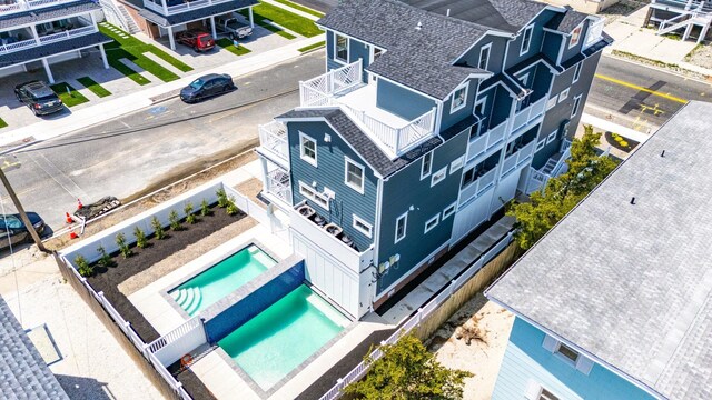 297 24th St Unit 297, Avalon, NJ 08202 - aerial view of a pool
