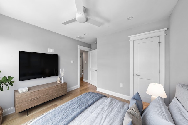 297 24th St Unit 297, Avalon, NJ 08202 - living area with ceiling fan, baseboards, and wood finished floors