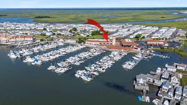 5111 Shawcrest Rd Unit 5111, Lower Township, NJ 08260 - view of property location with a marina and a large body of water