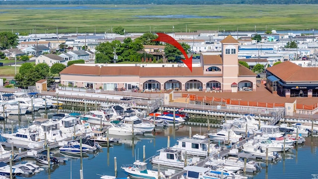 5111 Shawcrest Rd Unit 5111, Lower Township, NJ 08260 - aerial view of numerous boat docks and a large body of water