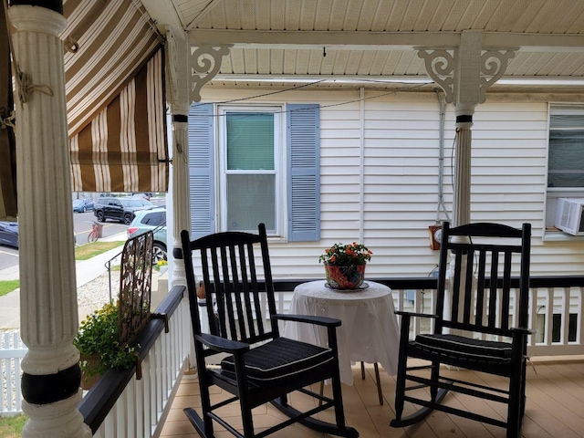 113 W Walnut Ave, North Wildwood, NJ 08260 - covered porch featuring cooling unit