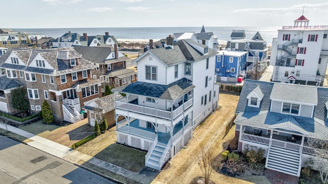 918 Stockton Ave, Cape May, NJ 08204 - bird's eye view featuring a residential view and a water view