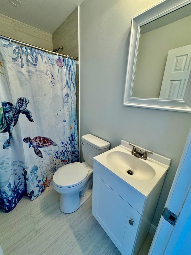 2001 Surf Ave Unit 12, North Wildwood, NJ 08260 - bathroom with vanity and a shower with shower curtain