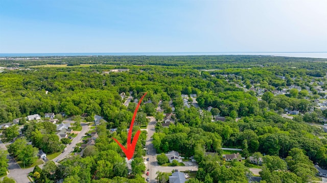 24 Heron Way N, Cape May, NJ 08204 - aerial overview of property's location with a heavily wooded area