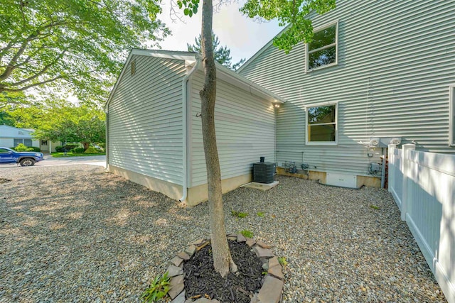 24 Heron Way N, Cape May, NJ 08204 - view of side of home with central air condition unit