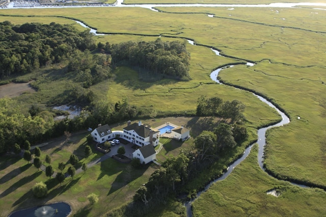 drone / aerial view featuring a rural view