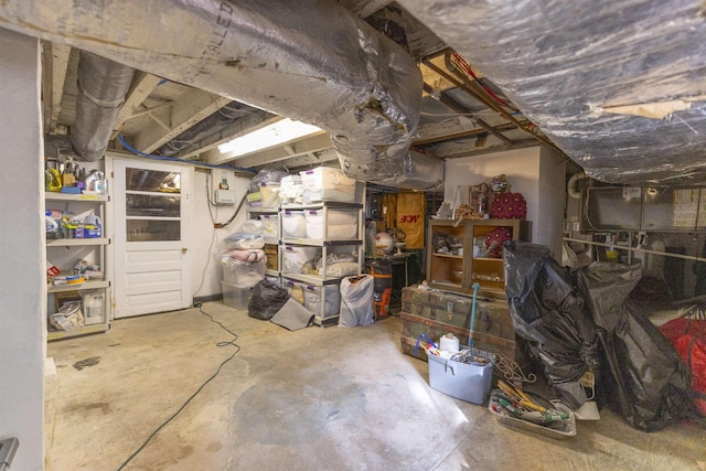view of storage room