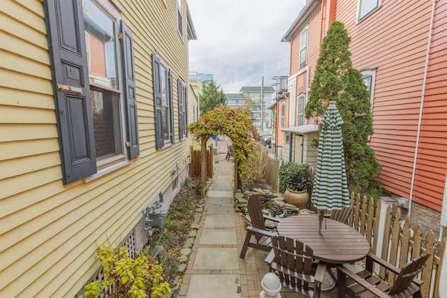 exterior space featuring a patio area