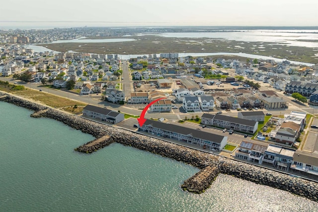 145 Seaview Ct Unit A7, North Wildwood, NJ 08260 - aerial view of residential area featuring a large body of water