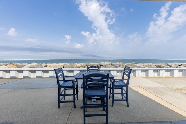 145 Seaview Ct Unit A7, North Wildwood, NJ 08260 - view of patio with a water view